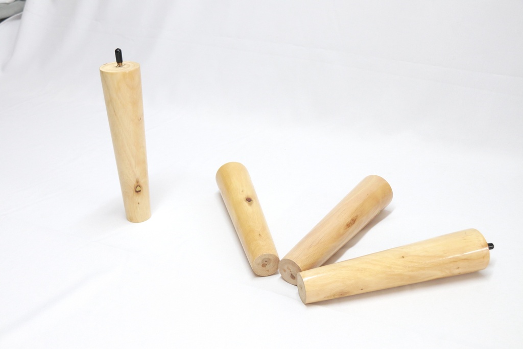 Pata Madera Conica de 25cm
