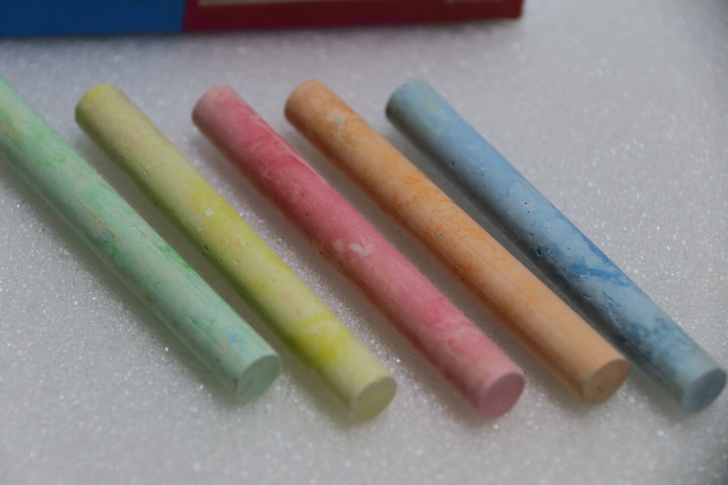 Tiza colores x100