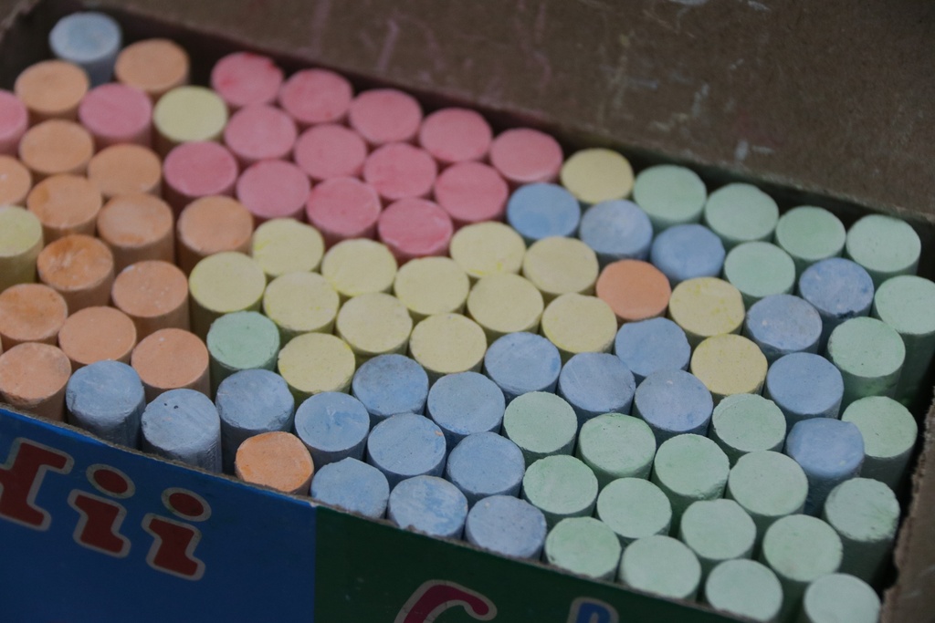 Tiza colores x100