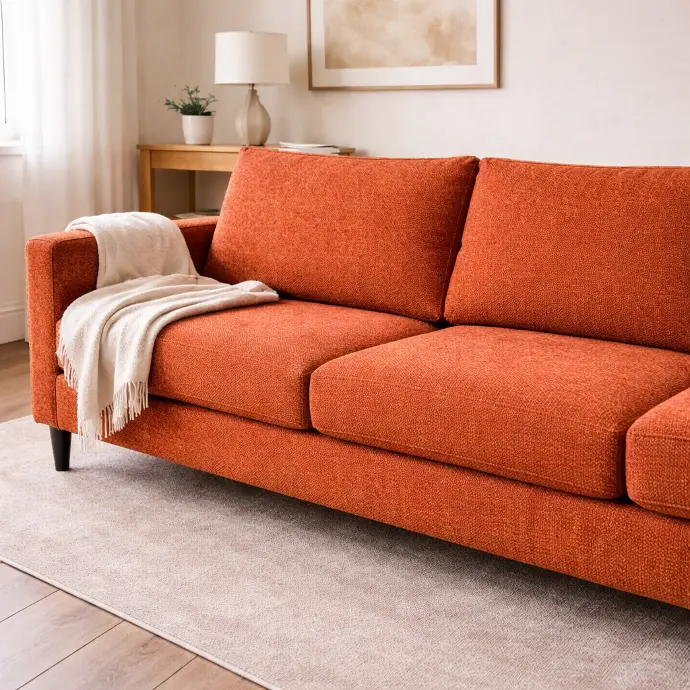 Tela Chenille Boston Terracota