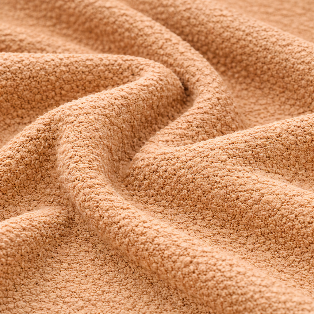 Tela Lino Paris Boucle Camel