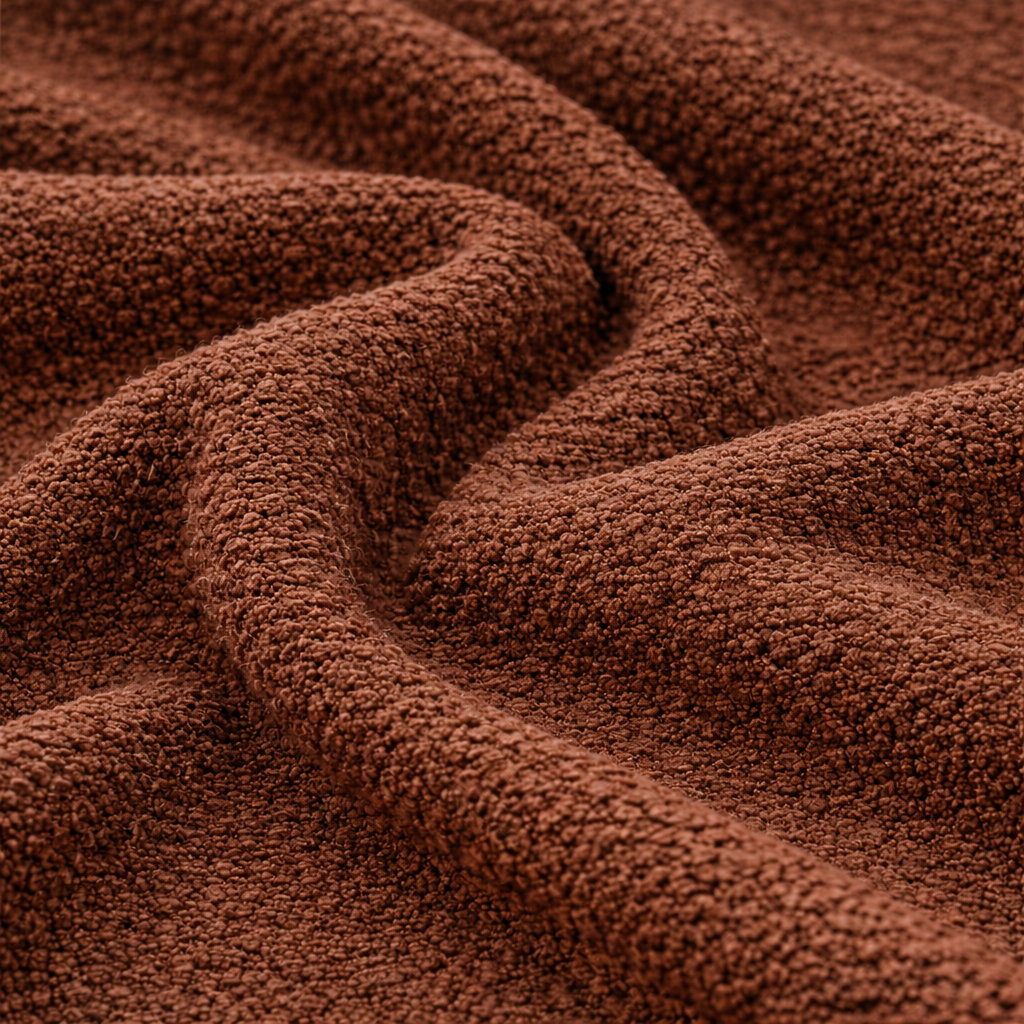 Tela Lino Paris Boucle Chocolate