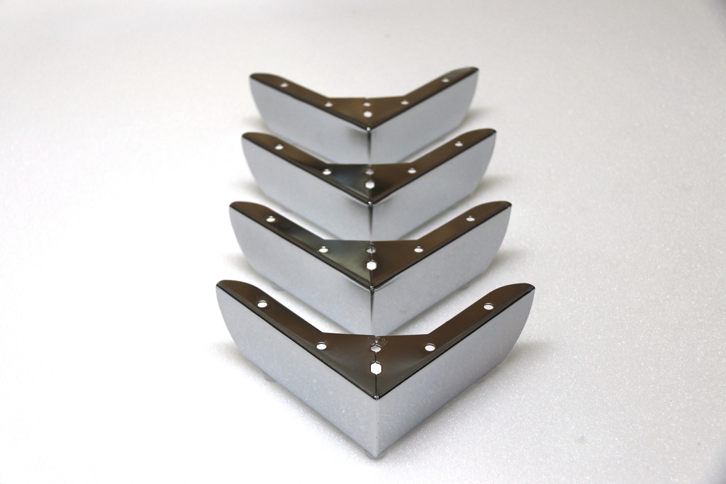 Pata Metálica 150x150x55mm Cromado