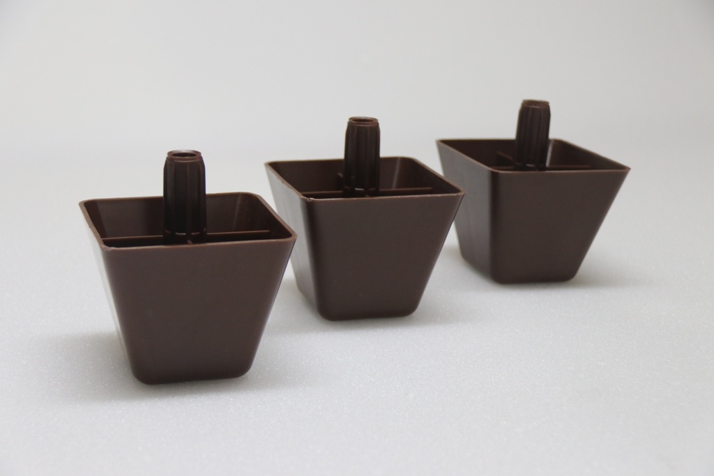Pata Piramide Grande 7,5cm (Café, 1)