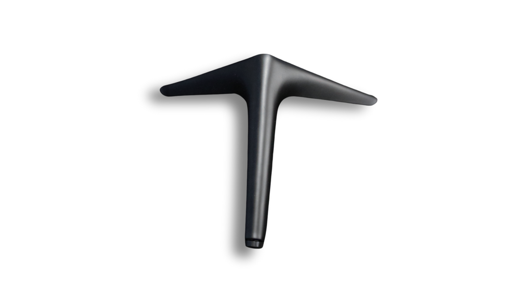 Pata Metálica Moderna Negra 15cm (1)