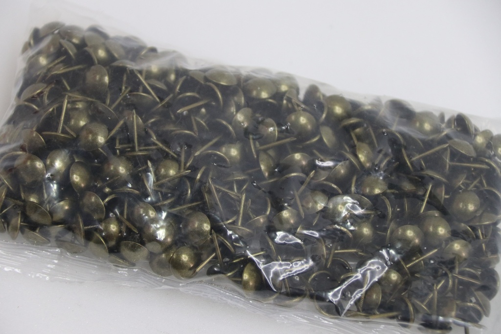 [ACC009] Clavo Tapicero 11mm Liso 500un Envejecido