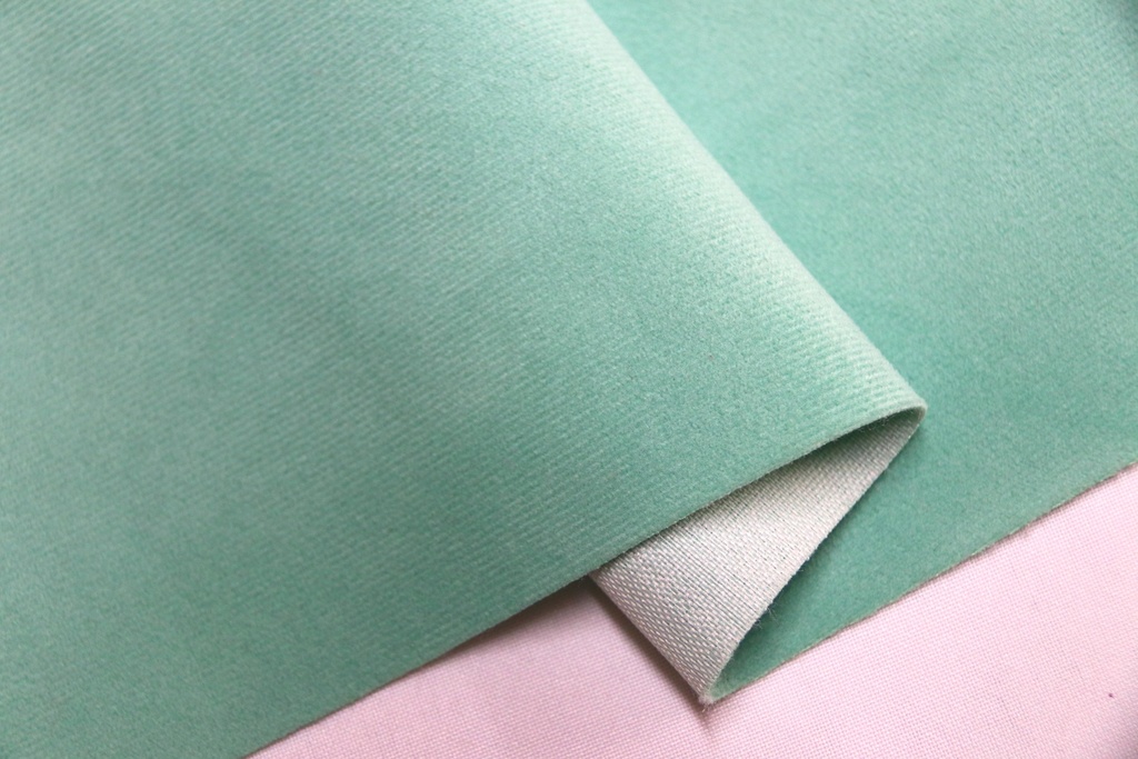 [TEL053] Tela Felpa Verde Menta