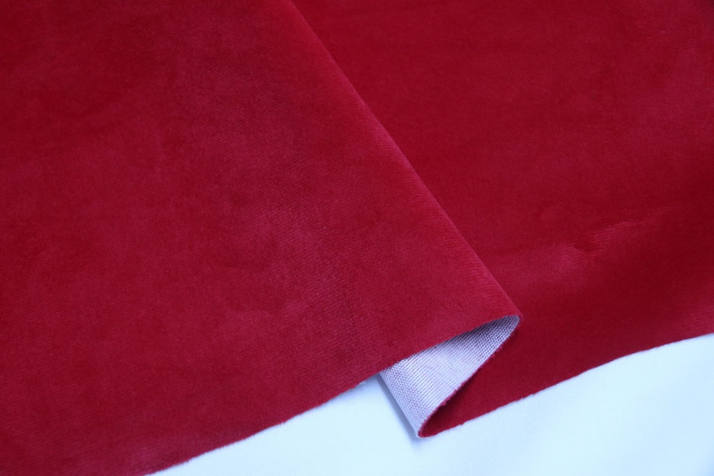 [TEL048] Tela Felpa Rojo