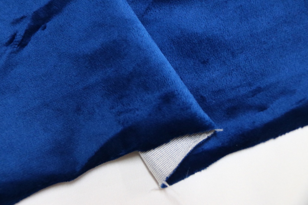 Tela Felpa Azul Francia