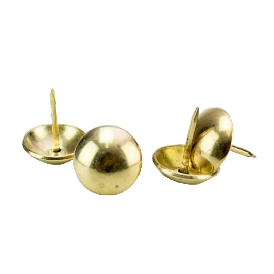 [ACC008] Clavo Tapicero 11mm Liso 500un Dorado