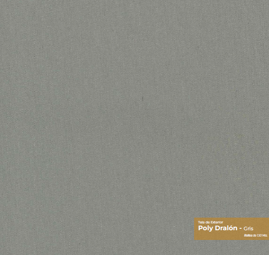 [TEL119] Tela PolyLona Gris Oscuro
