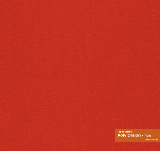 Tela PolyLona Rojo