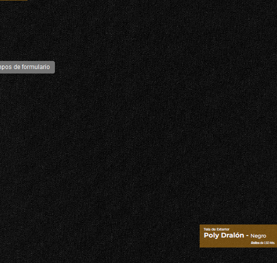 Tela PolyLona Negro