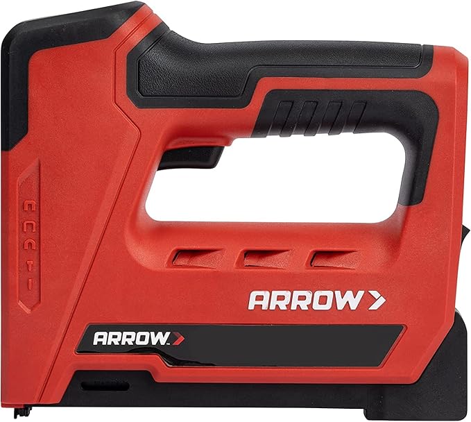 Grapadora Arrow ET501C - Pistola profesional inalámbrica 5 en 1 para grapas y clavos