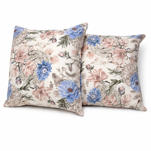 [ESP042] Set 2 cojines Lona Española Eloise 50x50 Blue