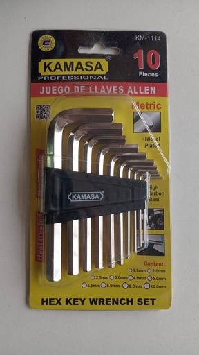 [TAP086] Set Llave Allen Grande