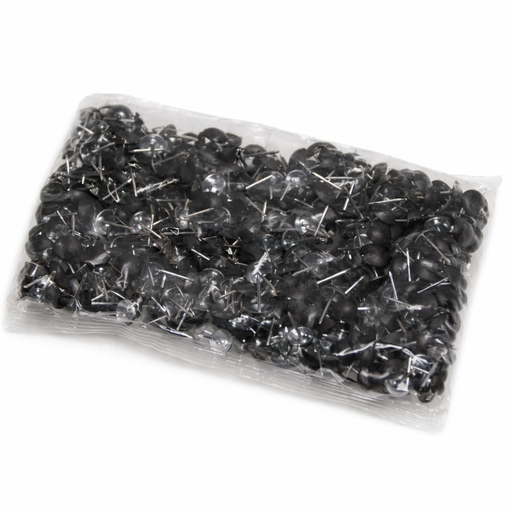 [ACC010] Clavo Tapicero 11mm Liso 500un Negro Mate