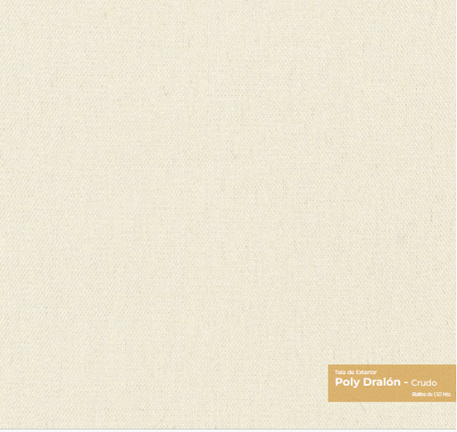 [TEL097] Tela PolyLona Crudo
