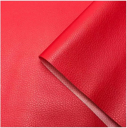 [TEL120] Cuero Sintetico PU 0.8 mm Rojo
