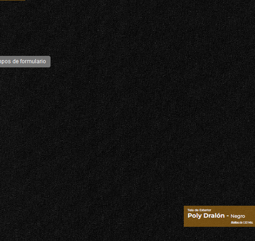 Tela PolyLona Negro